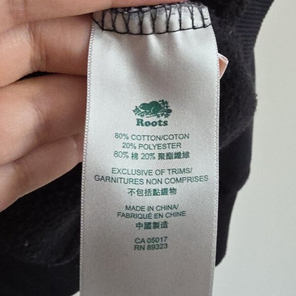 *SOLD* ROOTS | Original Kanga Hoodie black mens Sz S - Picture 7 of 7